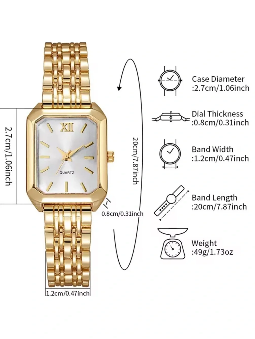 New 24k Gold Plated Purple Face Women's Watch
